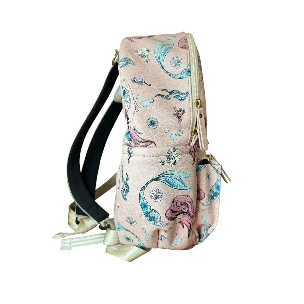 Petunia Pickle Bottom Ace Backpack Diaper Bag Little Mermaid Ariel Flounder